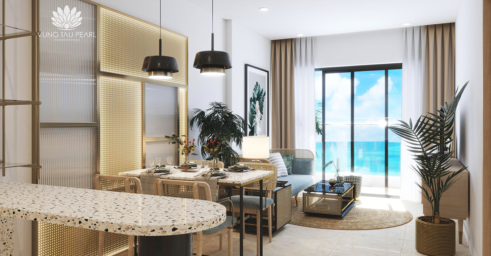 Căn hộ Vũng Tàu Pearl gần biển Bãi Sau hưởng lợi hạ tầng